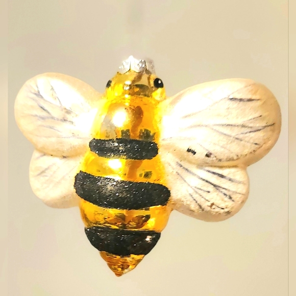 3 Blown Glass Christmas Tree Ornaments - Picture 7 of 11